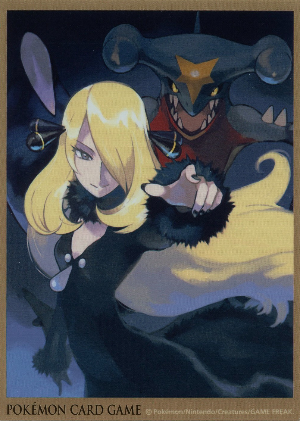 Cynthia & Garchomp (Gold Ver.)