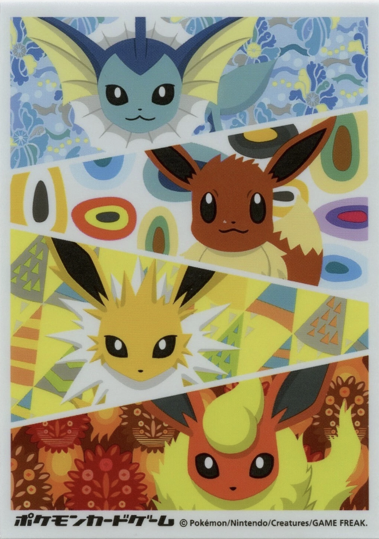 Eevee, Vaporeon, Jolteon & Flareon