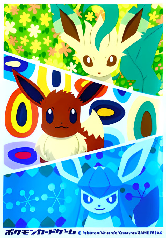 Eevee, Leafeon & Glaceon