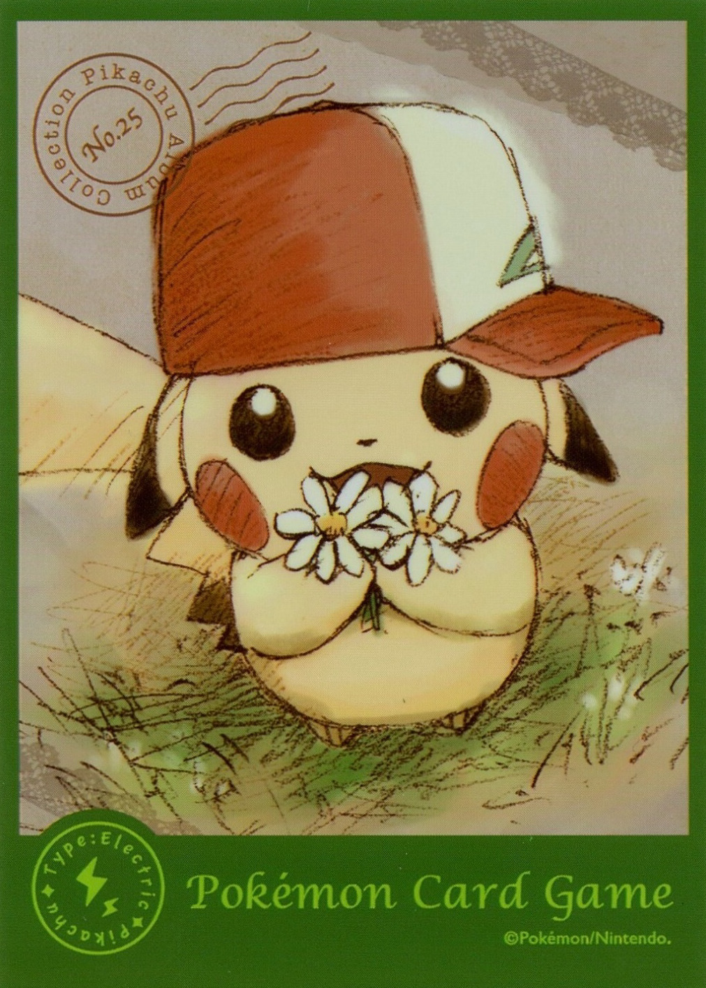 Pikachu in Ash's Hat (Original)
