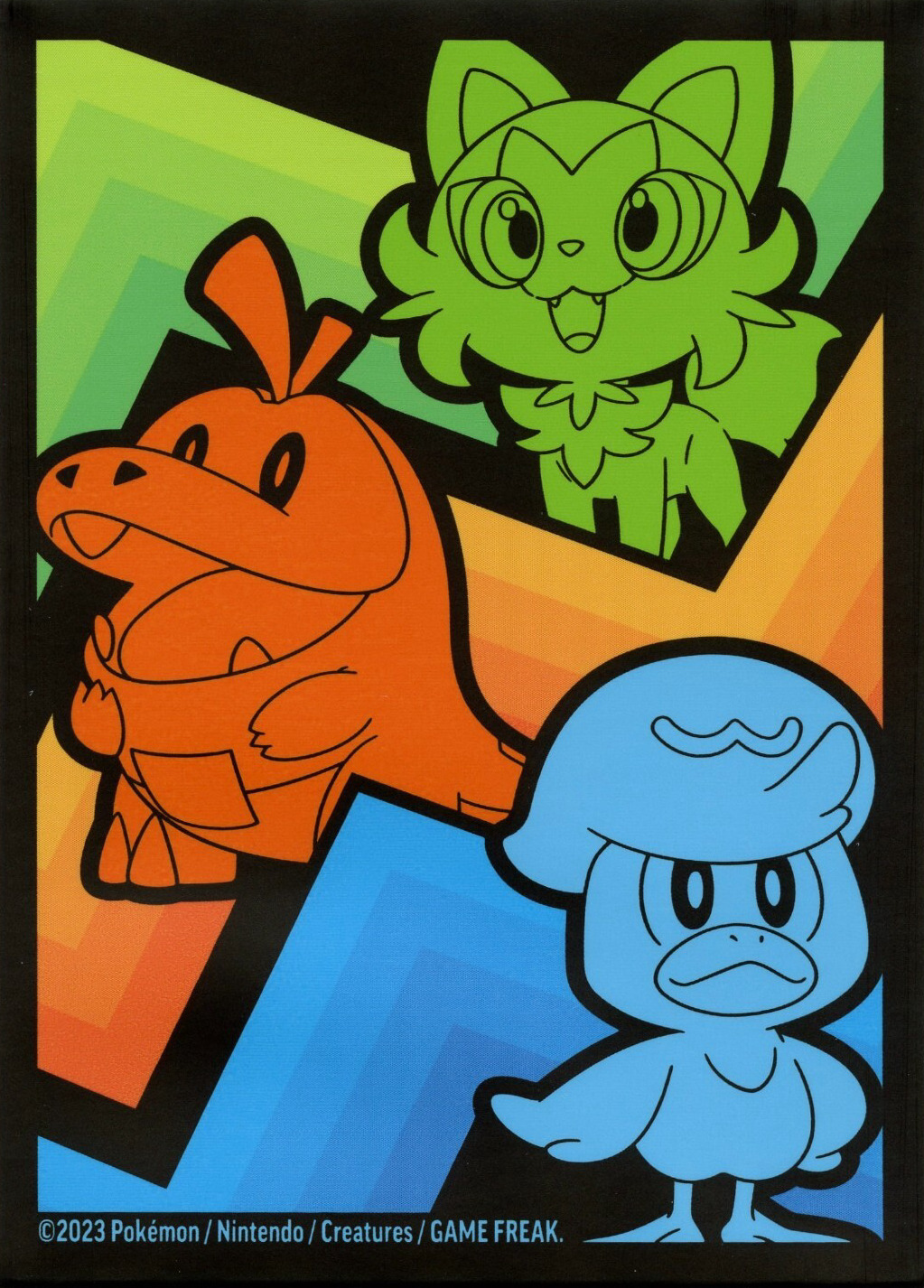 Sprigatito, Fuecoco & Quaxly (Paldea Evolved ETB)