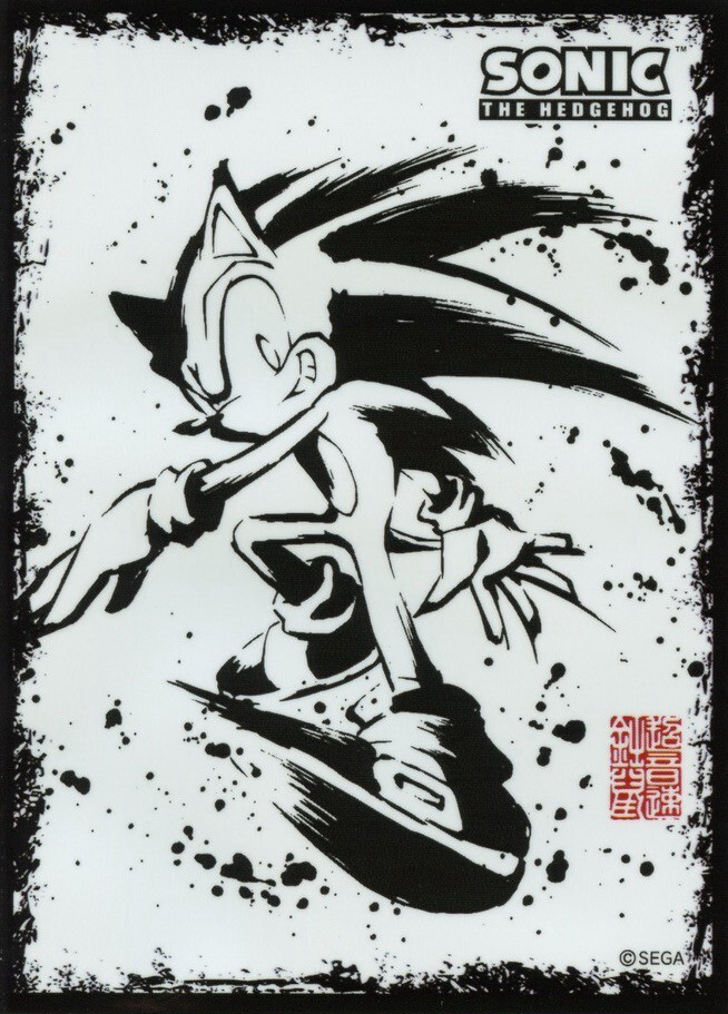 Sonic the Hedgehog (Sumi-e)
